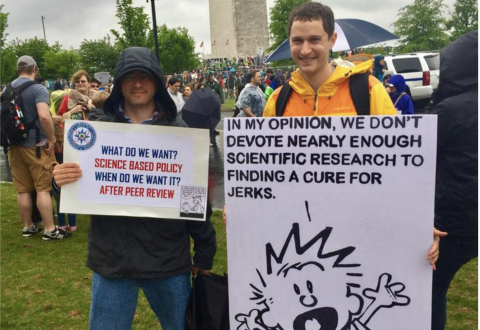 March for Science, Washington, DC, 22 April 2017  https://commons.wikimedia.org/wiki/File:March_for_Science,_Washington,_DC_%2834052400162%29.jpg