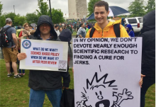 March for Science, Washington, DC, 22 April 2017  https://commons.wikimedia.org/wiki/File:March_for_Science,_Washington,_DC_%2834052400162%29.jpg